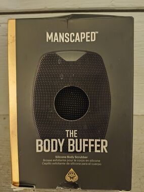 Manscaped The Body Buffer Silicone Body Scrubber - Black